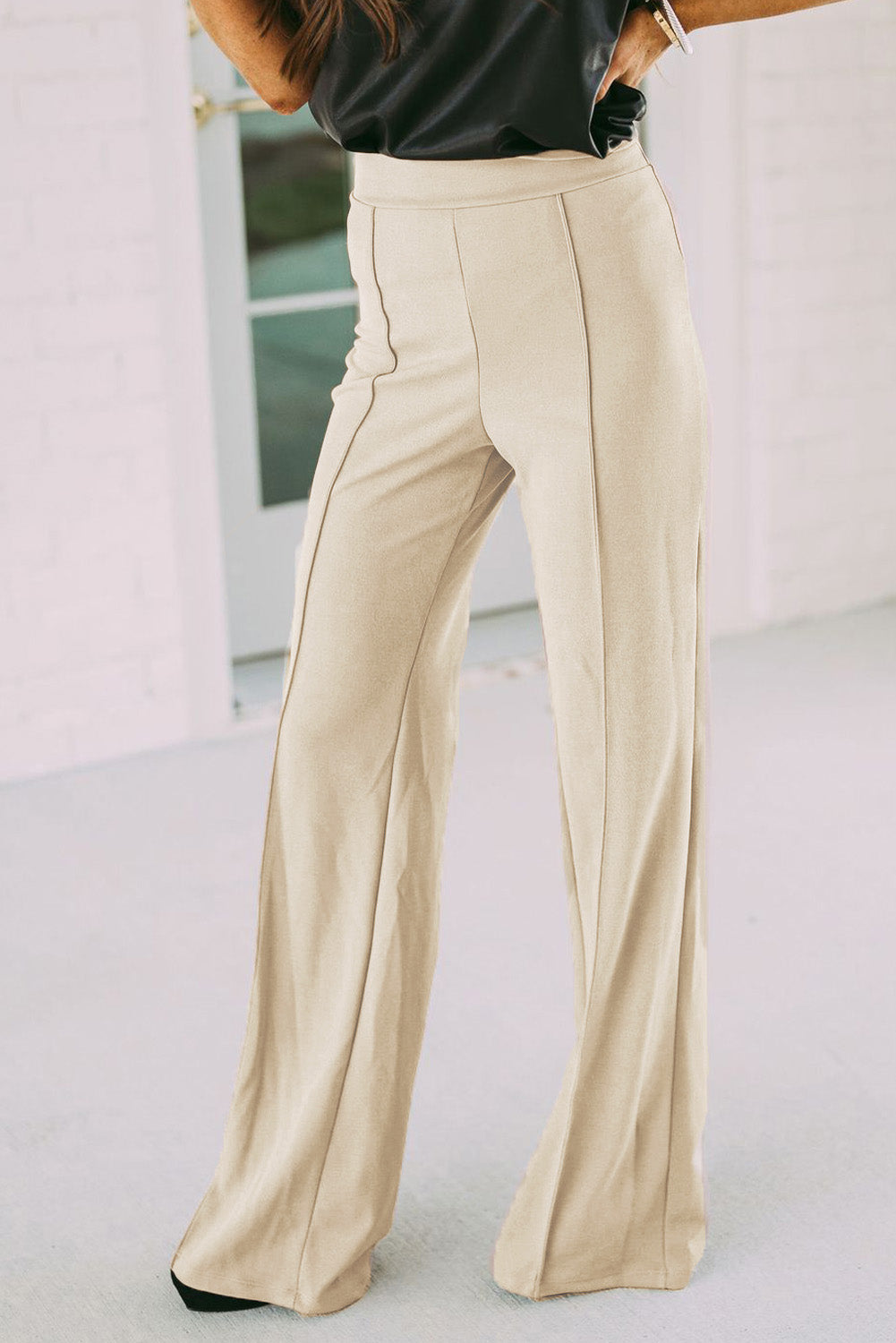 Playing Hard High Waist Flare Pants