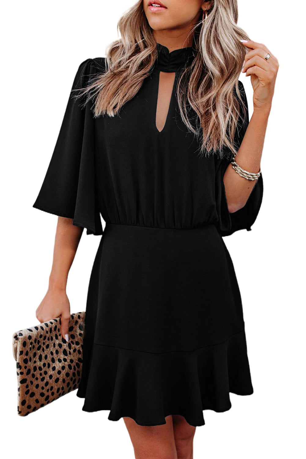Thing To Do Black Mini Dress