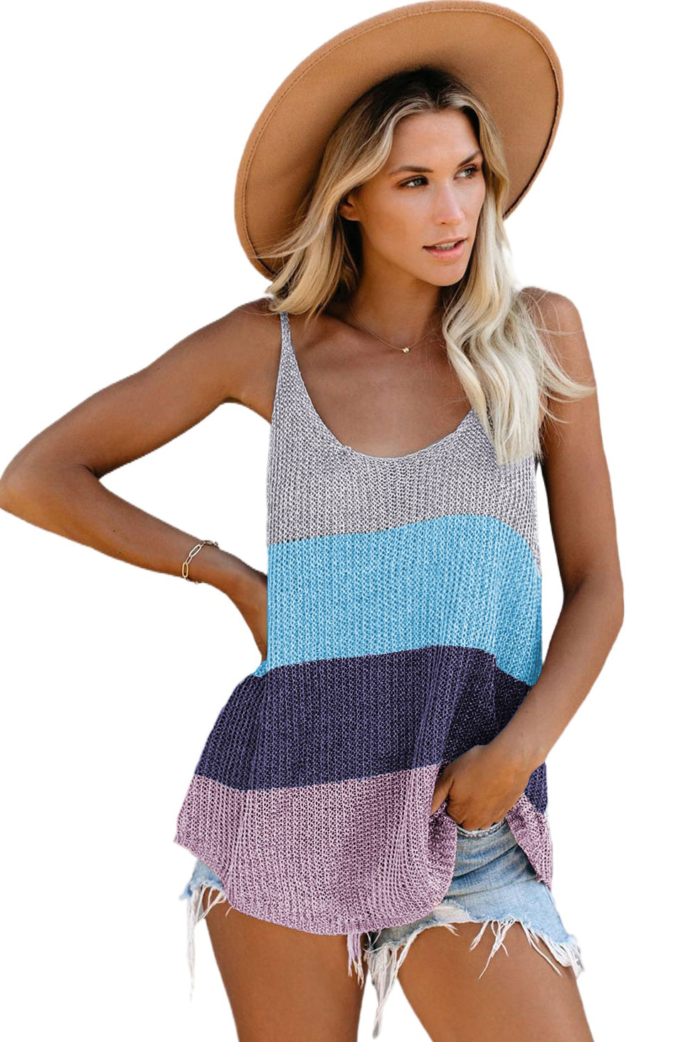 Summer Is Coming Knitted Cami Tank Top For Sale - Fashion Clothing | Upskalez
