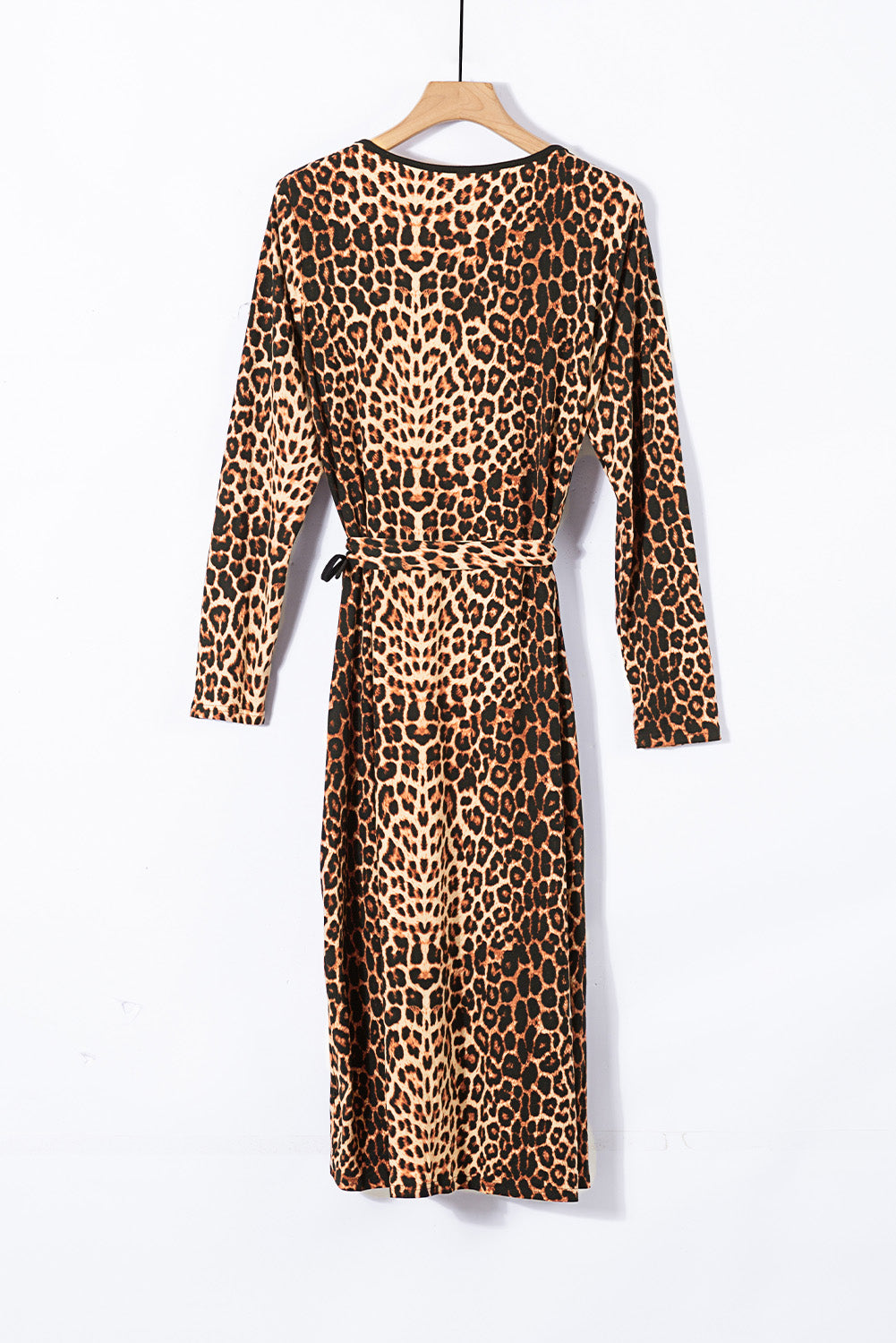 Wild Dreams Leopard V Neck Plus size Dress