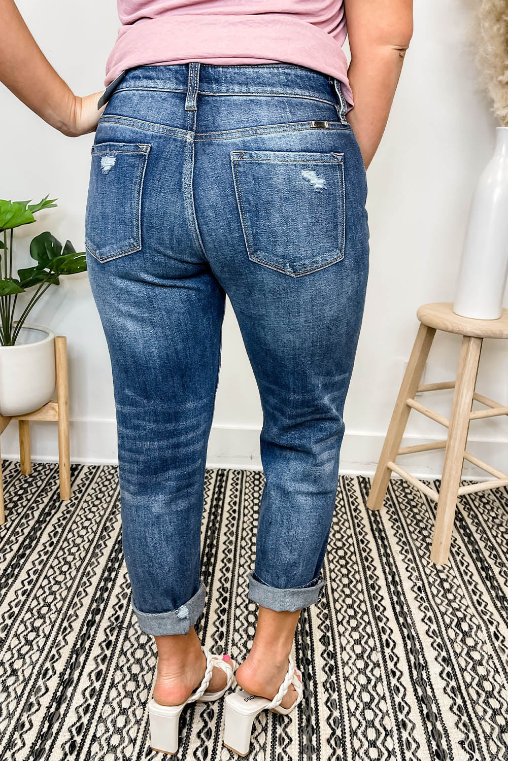Call It Even Distressed Plus Size Denim Jeans