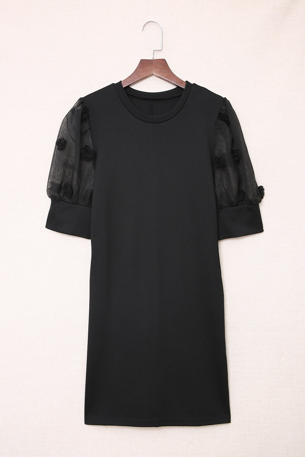 Making Waves Mesh Puff Sleeve Mini Dress For Sale - Fashion Clothing | Upskalez